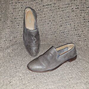 TRASK-Loafers-Slip On-Brown Leather Loafers-Size 8-Excellent